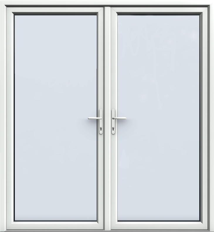Style 1 uPVC French Door