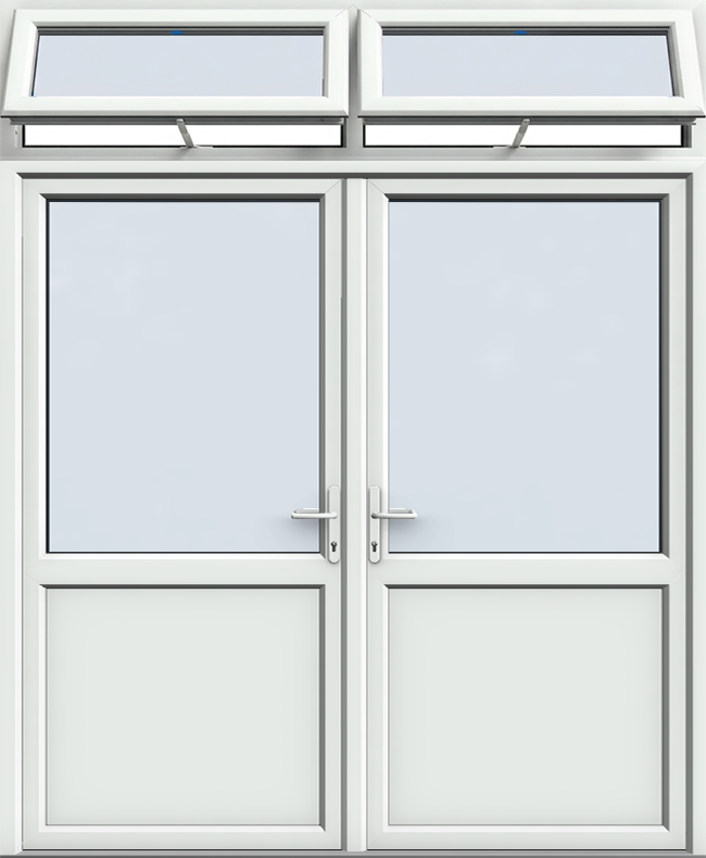 Style 12 uPVC French Door