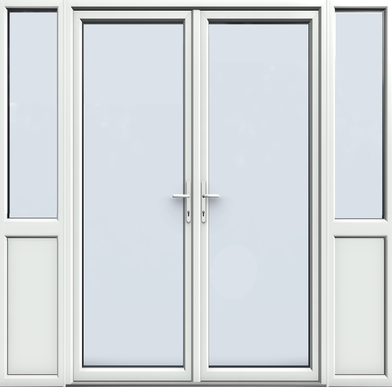 Style 17 uPVC French Door