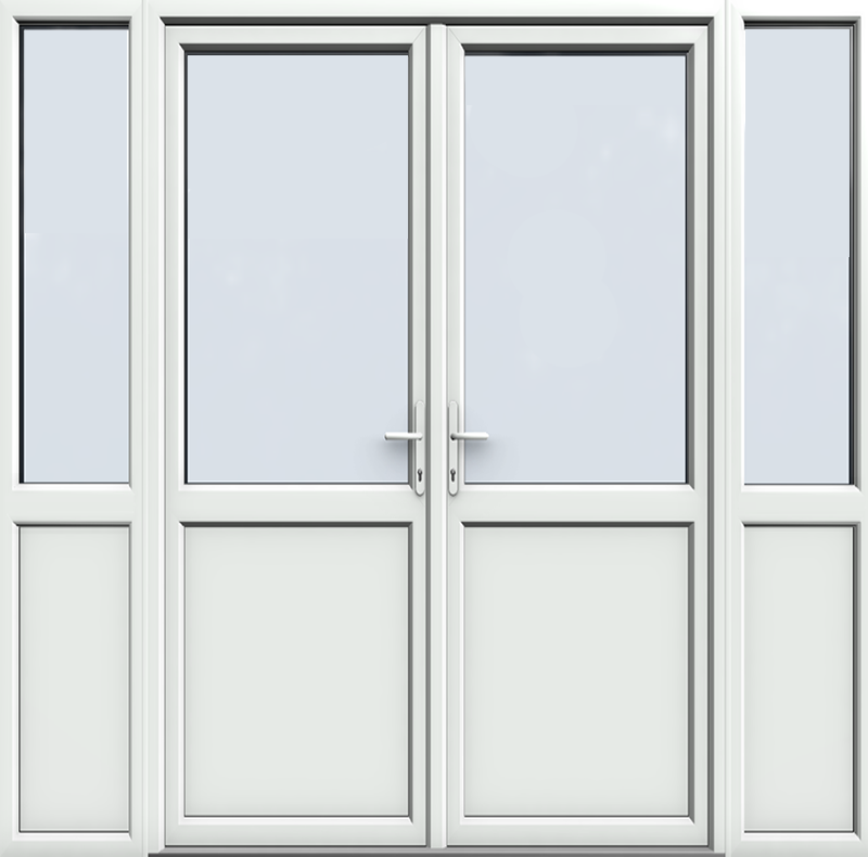 Style 19 uPVC French Door