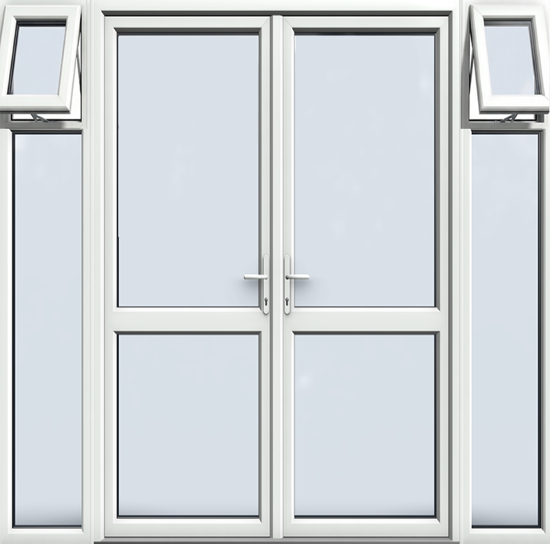 Style 21 uPVC French Door