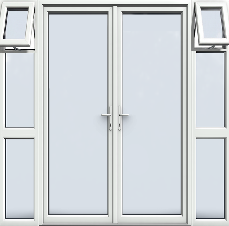 Style 23 uPVC French Door