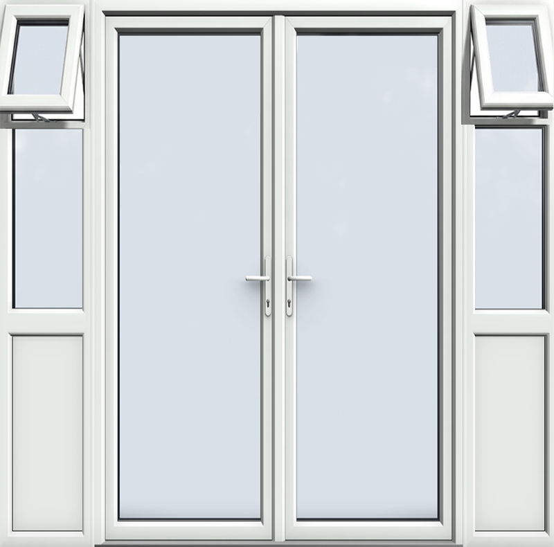 Style 24 uPVC French Door