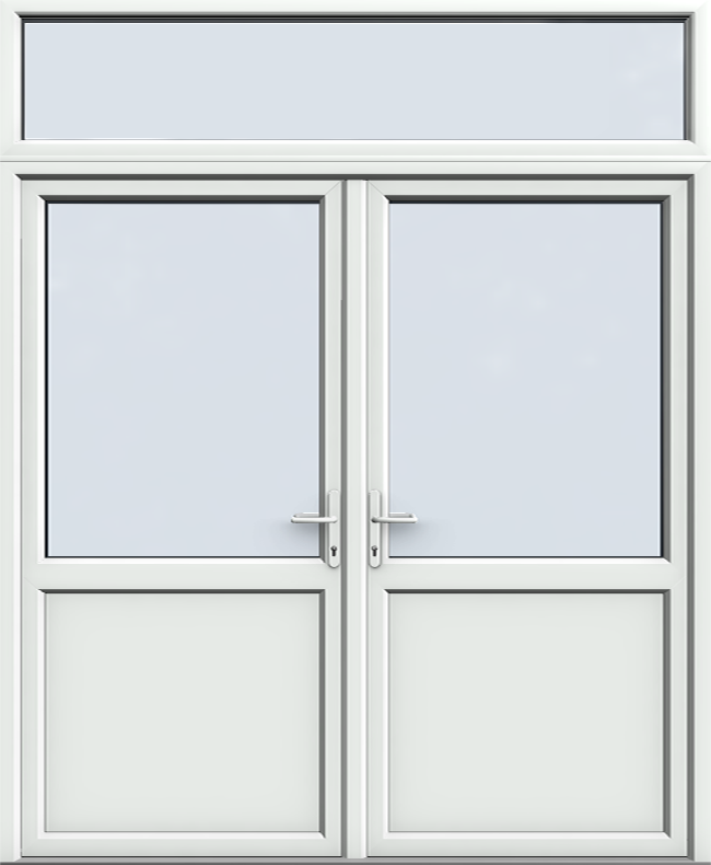 Style 6 uPVC French Door