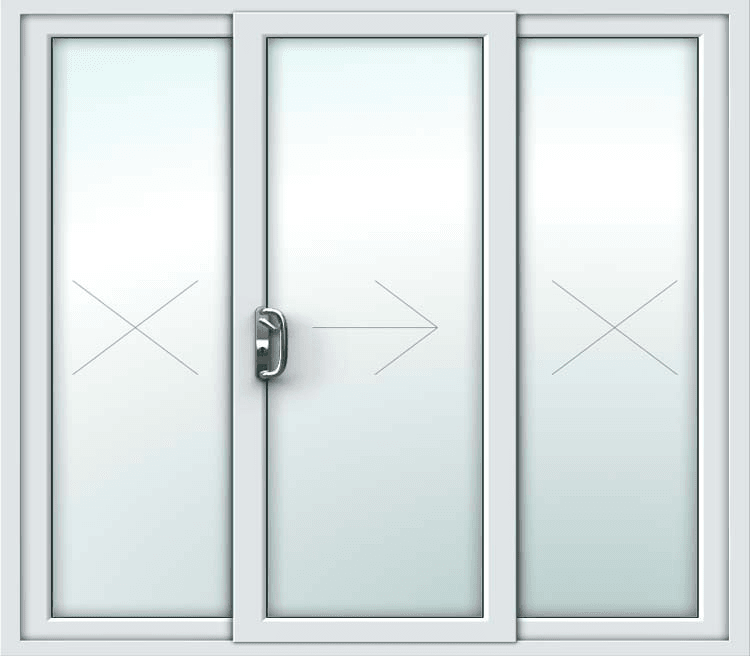 3 Pane uPVC Patio Door